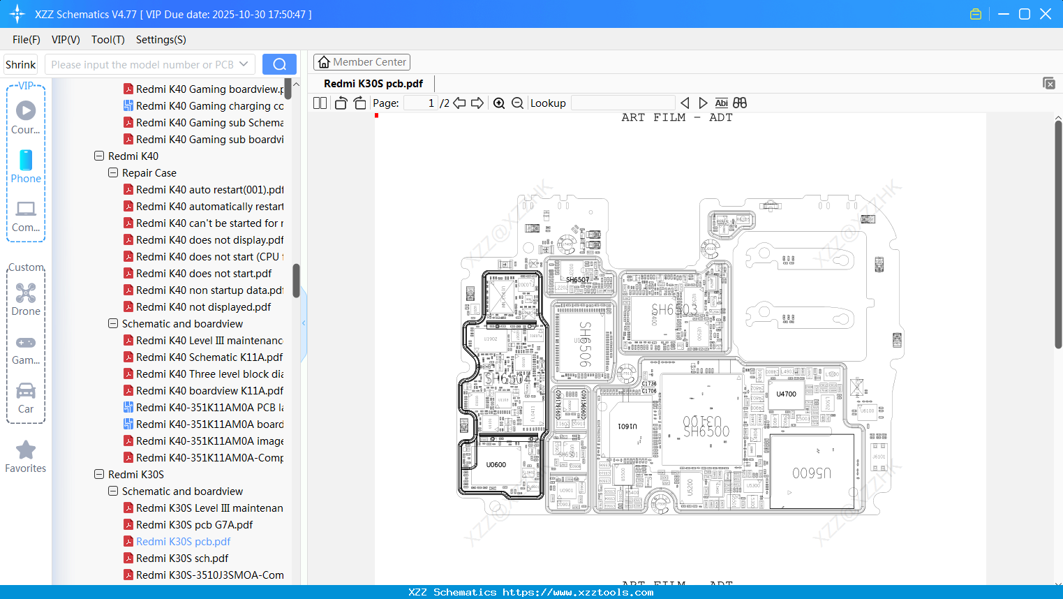 Xiaomi Redmi K30S Pcb